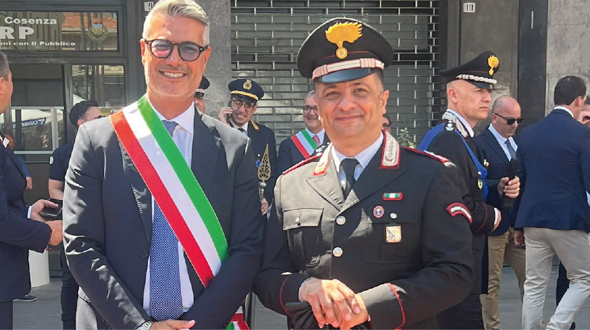 Il Comune di Castrolibero alla cerimonia per il 211° annuale dell’Arma dei Carabinieri